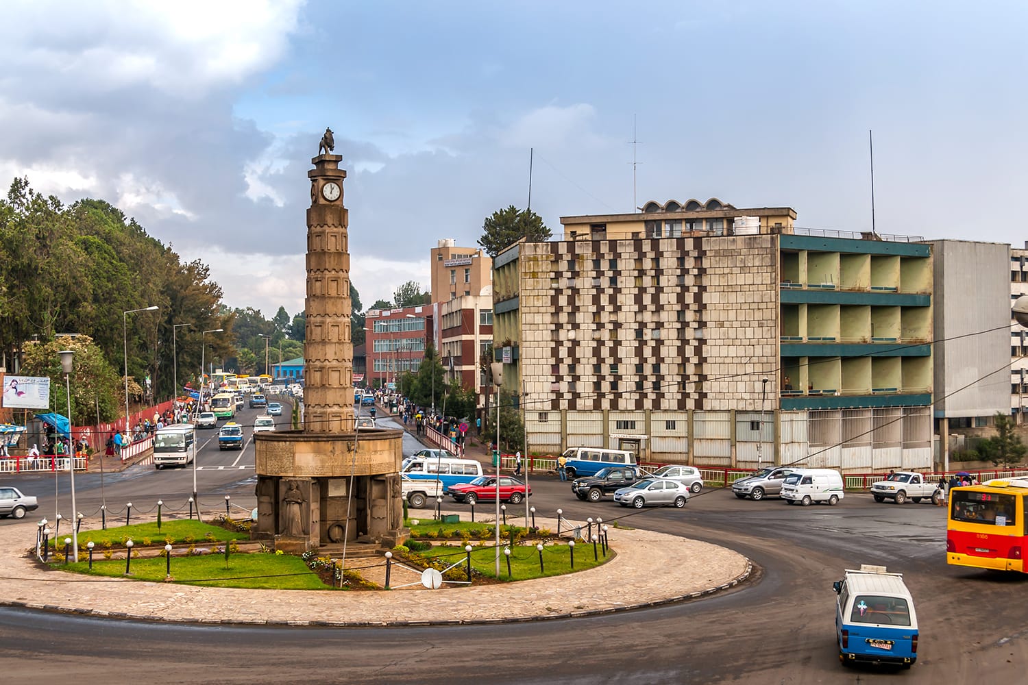 City landmarks in Addis Ababa
